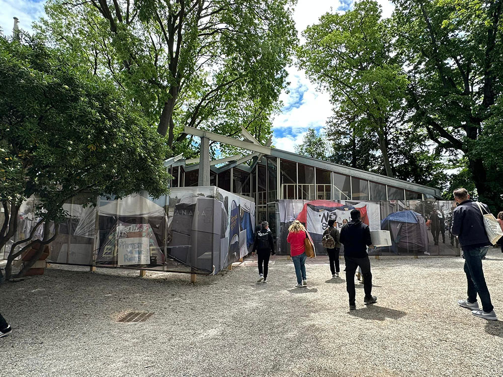 Architects Against Housing Alienation exhibit at the Venice Biennale Canadian Pavilion. (Photo: Alex WIlson)