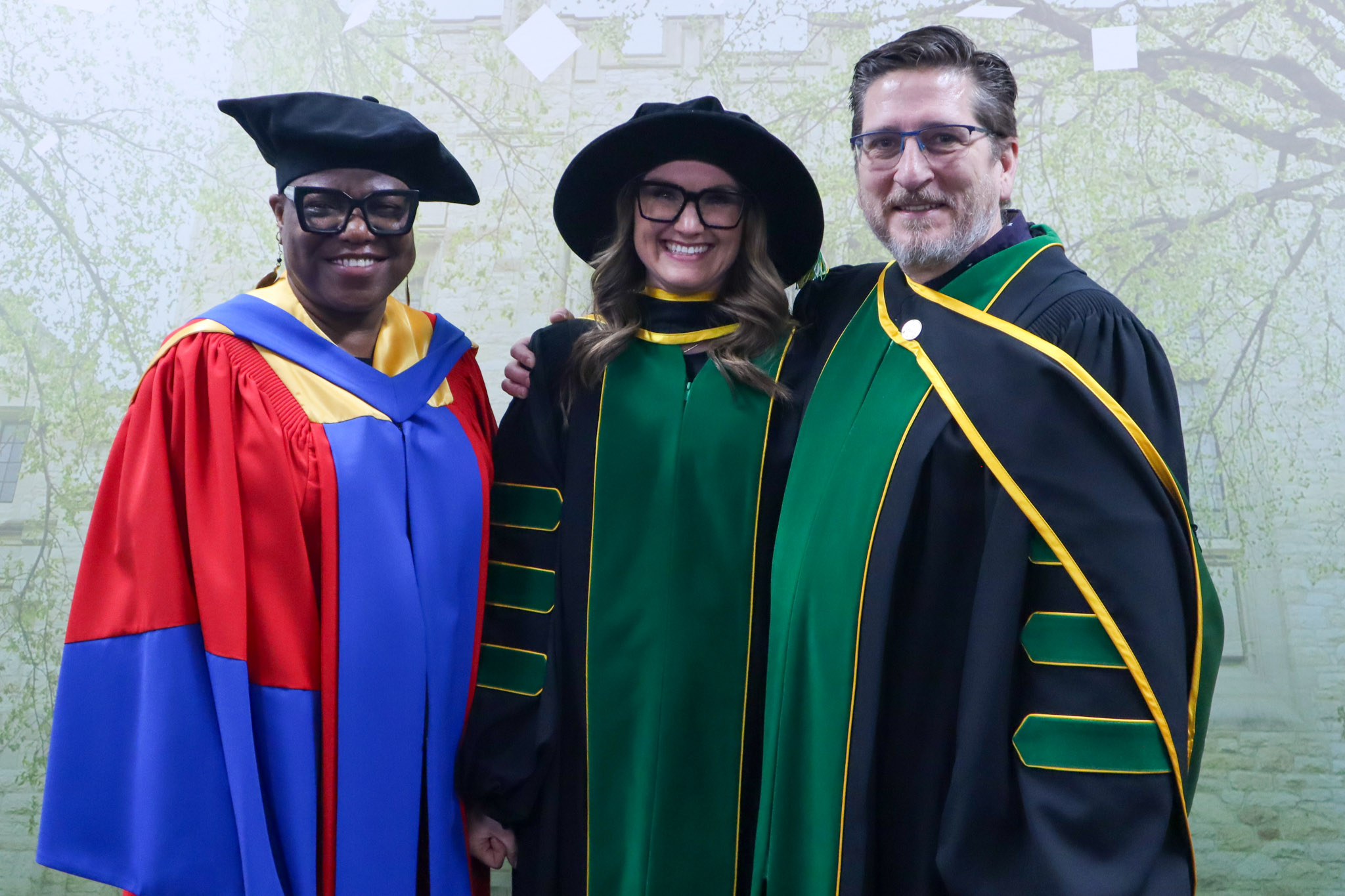 The first Doctor of Education (EdD) graduating class at USask Fall Convocation (Photo: Connor Jay)